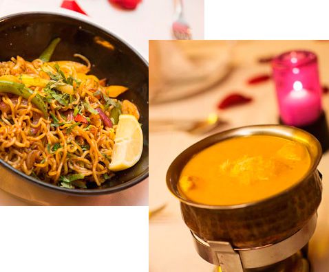 Restaurante Agra comida hindú